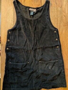 EXP Vintage Corduroy Jumper in Black
